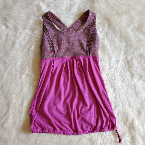 Lululemon Power Dance Striped Tank Top Size 4 EUC - Picture 7 of 16